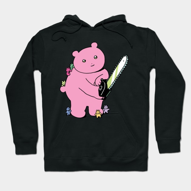 Chainsaw Bear Hoodie by LillianXie